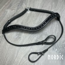Nordic Horse Nackstycke All Black Silverspännen