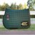 Equiline Octagon Hoppschabrak Grön med Svart/Guld E-logga