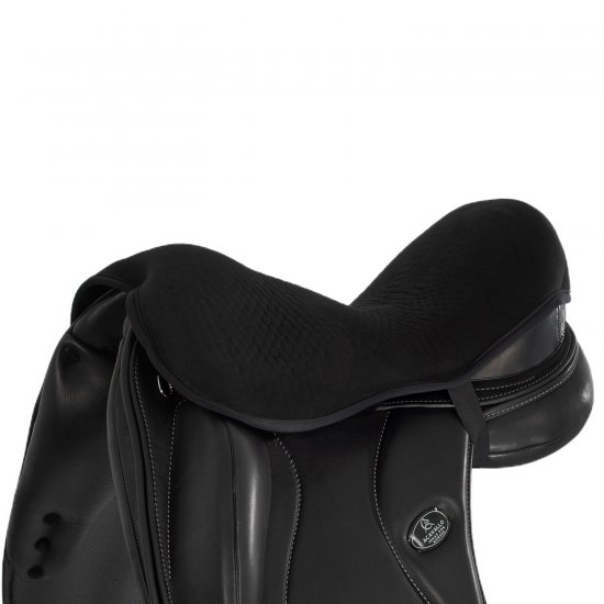 Acavallo Gel Seat Saver Dressage Dri-lex 20mm Svart