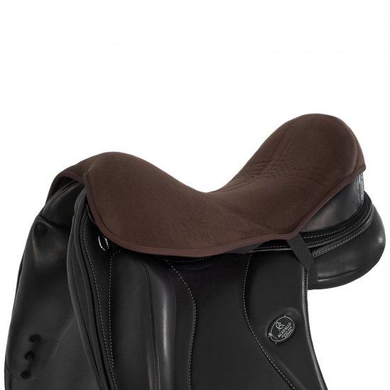 Acavallo Gel Seat Saver Dressage Dri-lex 20mm Brun
