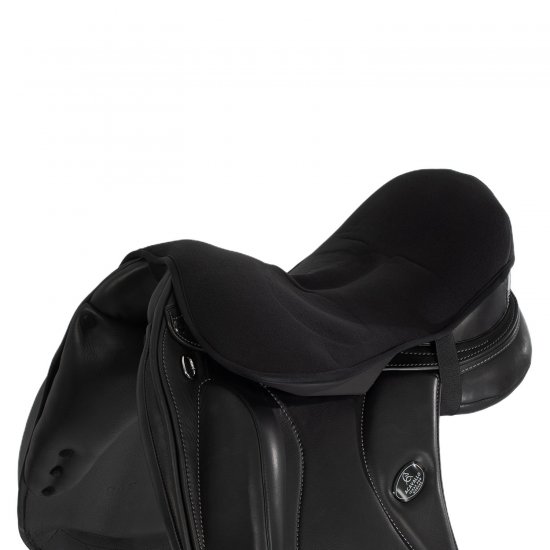 Acavallo Gel Seat Saver Dressage Dri-Lex Orto-Pubis 20mm Svart