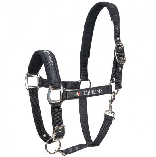 Equiline Timmy Nylongrimma Svart