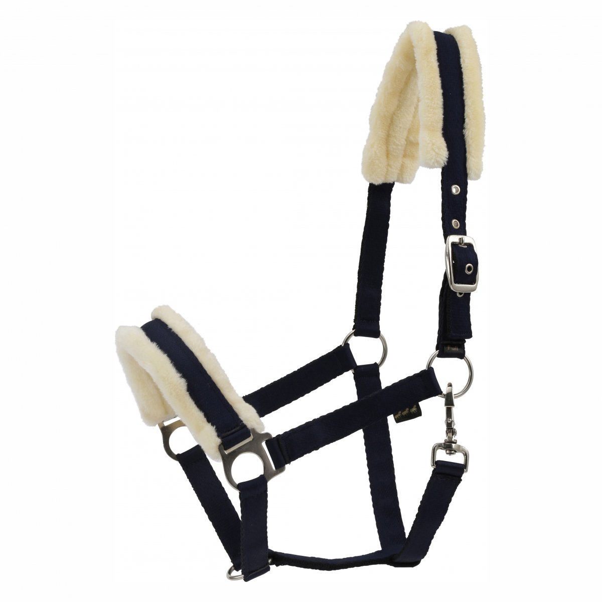 Product Image for Horse Guard Grimma med Fårskinn Marin (Storlek: Cob)