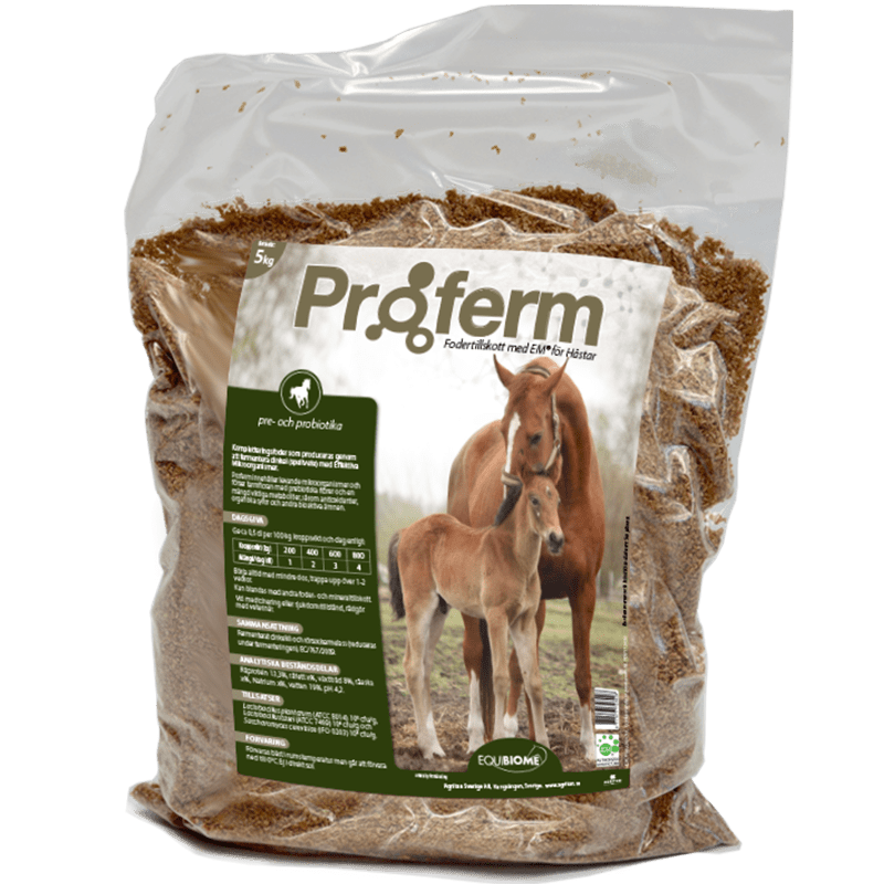 Product Image for Equibiome Proferm Pre- och probiotiskt fodertillskott - låg glutenhalt (Vikt: 1 kg)